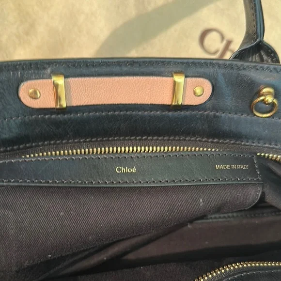 Chloe Two-Tone Two Way Satchel - Picture 15 of 16